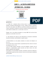 Atividade 1 - Acionamentos ELÉTRICOS - 51/2024: Informaçoes para Contato