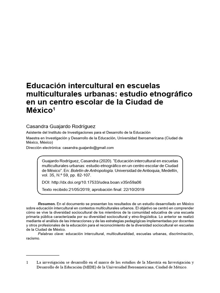 Guajardo c 2019 educacion intercultural pdf multiculturalismo