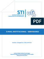 MANUAL E-MAIL INSTITUCIONAL Servidores