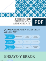 Proceso de Enseñanza-Aprendizaje