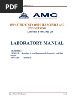 DBMS LAB MANUAL Updated