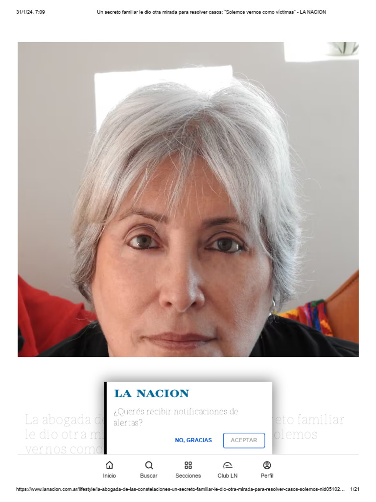 Un secreto familiar le dio otra mirada para resolver casos solemos