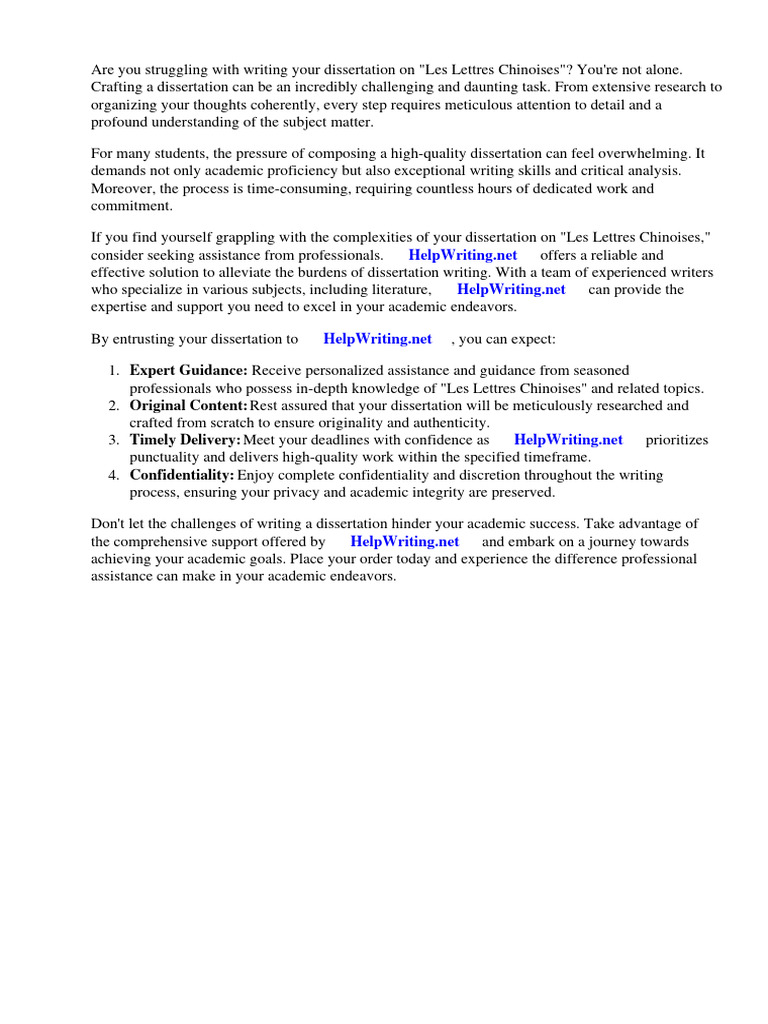 Dissertation Les Lettres Chinoises PDF Pruning Expert — free download