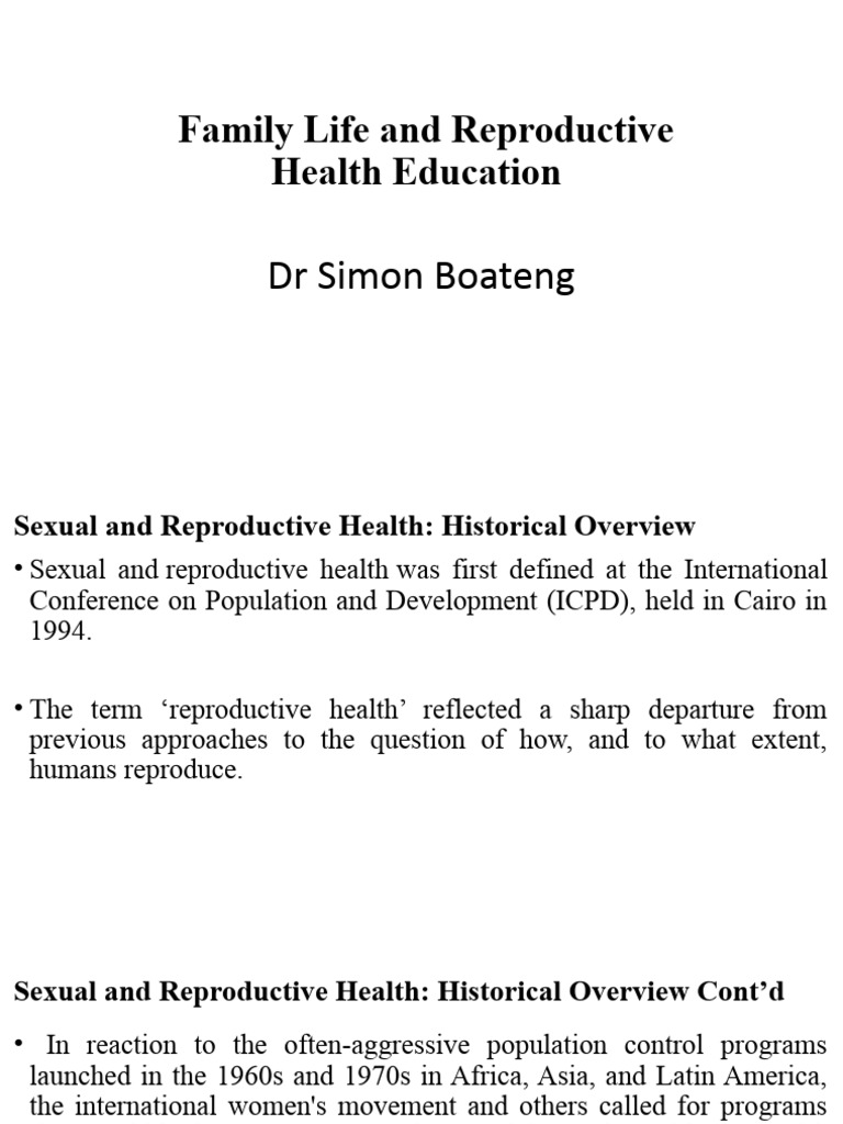 Family Life and Reproductive Health Education | PDF | Genetic Diversity ...