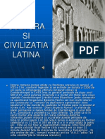 Cultura Si Civilizatia Latina