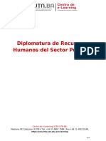 Diplomatura de Recursos Humanos Del Sector Público