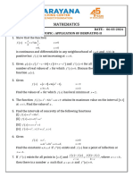 Day-26 - Application of Derivative-II - 06.03.2023 - QP