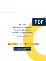 Syllabus Generacion Digital PYMES - Directivos