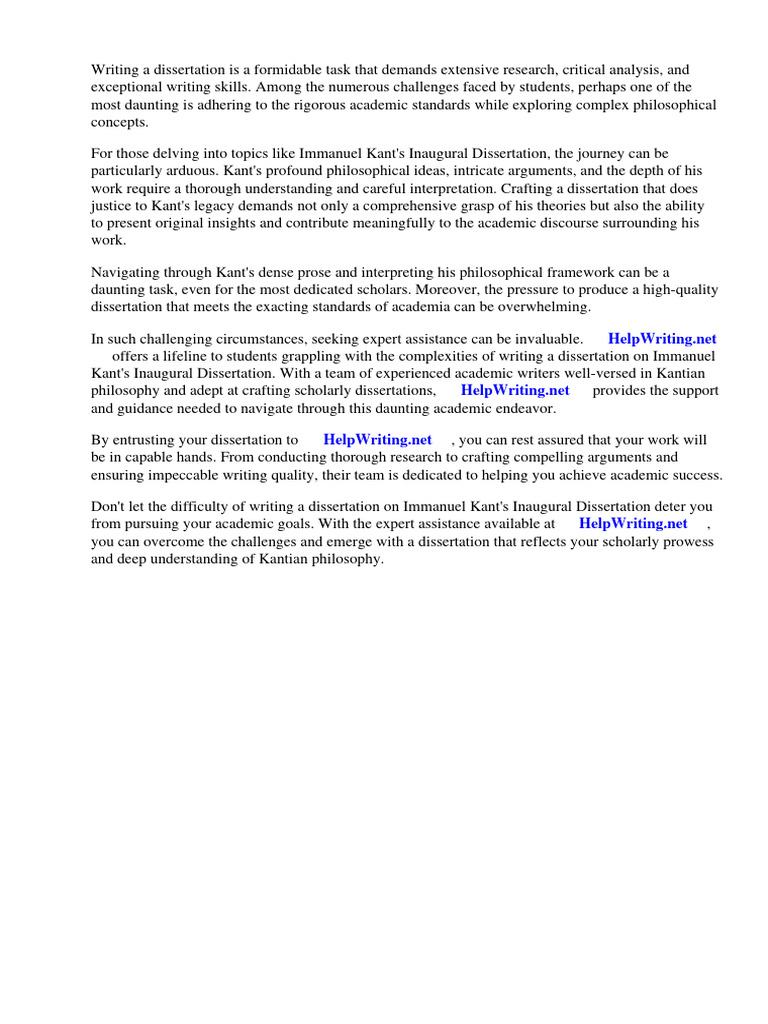 Immanuel Kant Inaugural Dissertation Download Free Pdf Immanuel