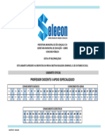 Gabarito Prof Docente Ii Apoio Esp