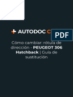 Cómo Cambiar - Rótula de Dirección - PEUGEOT 306 Hatchback - Guía de Sustitución