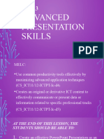 l4 Advanced Presentation Skills