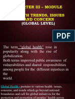Quarter Iii - Module Health Trends, Issues and Concern: (Global Level)