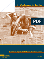 Domestic Violence in India 3 A Summary Report of A Multi Site Household Survey