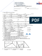 Grade 5 Third Periodical Test in Mathematics