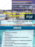 Plan de Transporte 2011