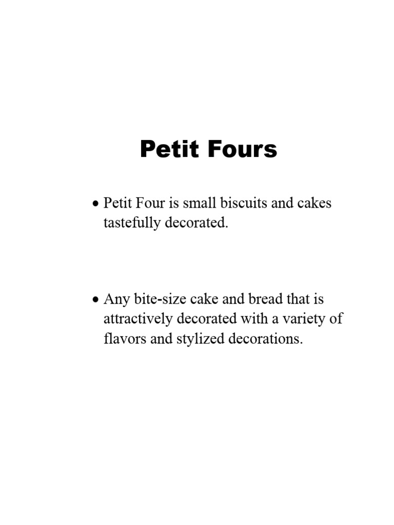 Petit Fours Glaces PDF