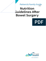 Nutrition Guidelines After Bowel Surgery: Patient & Family Guide