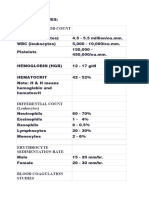 Lab Values