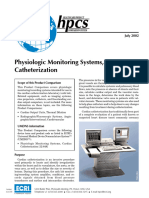 00 - Physiologic Monitoring Systems, Cardiac Catheterization