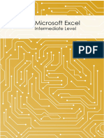 Microsoft Excel Intermediate Level Ebook