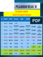 21 Jadwal Kelas 3