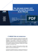 Clase #16 TEL203-2023 TALLER DE INSTALACIONES ELÉCTRICAS PDF