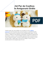 PDF Croche Par de Coelhos Receita de Amigurumi Gratis