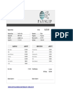 Payslip Template