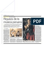 201110 Diario El Comercio - Tesoros Fonograficos