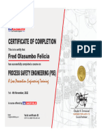 Process Safety Engineering Certification 