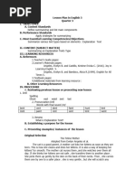 Lesson Plan in English 5 (EXPLANATION) WEDNESDAY