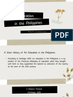 Art Education in The Philippines BEED 3 PB Ayala