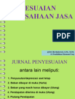 Jurnal Penyesuaian Perusahaan Jasa