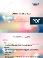 VAKSIN Dan OBAT IKAN Rifafest (Drh. Dewi PT. Capri - 30 Agustus 2022)