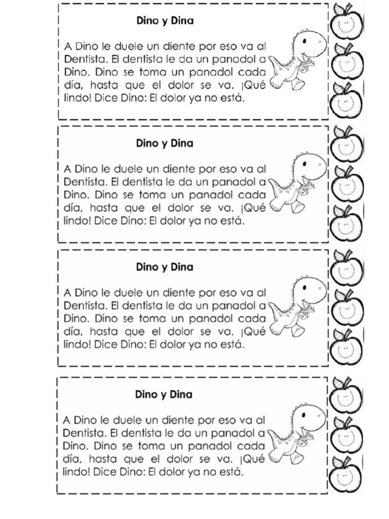 Lectura Dino y Dina | PDF