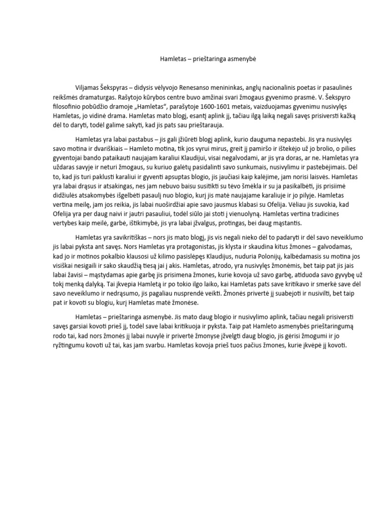 Hamletas | PDF