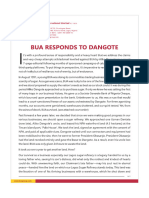 BUA Response To Dangote