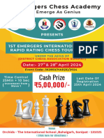 1st Emergers International Open Rapid Rating Chess Tournament