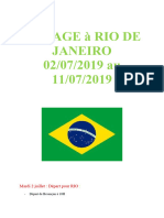 VOYAGE À RIO DE JANEIRO 2K19