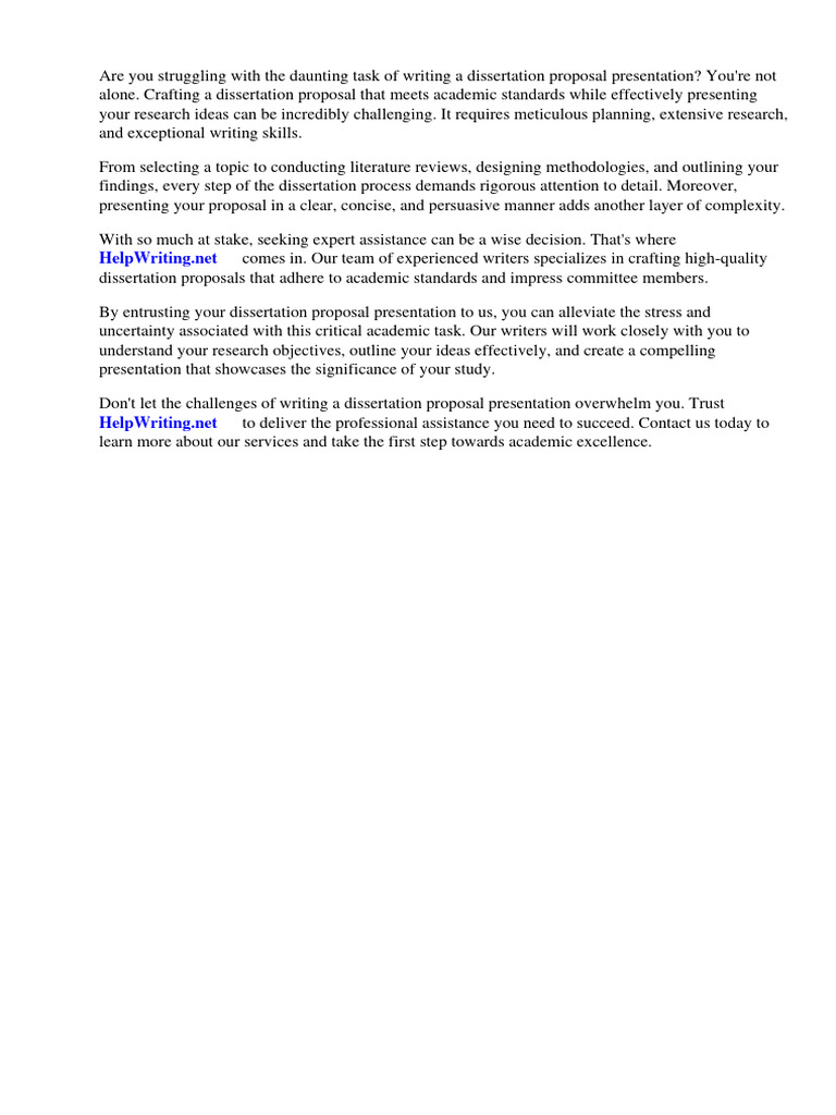 Sample Dissertation Proposal Presentation | PDF | Thesis | Microsoft ...