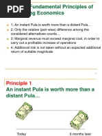 The Four Fundamental Principles of Engineering Economics