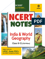 Arihant NCERT Notes India & World Geography - Nihit Kishore