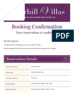 Hotel Reservation Confirmation Doc in Purple Cream Vintage Cinematica Style - 20231031 - 090534 - 0000