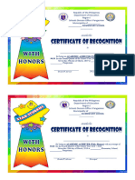 CERTIFICATE WITH HONORS New 1 1
