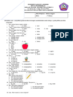 Pas Bahasa Inggris SMT 1 Klas 5