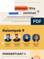 Tugas Kelompok 9 - Sita Jaminan - Hukum Acara Perdata D071