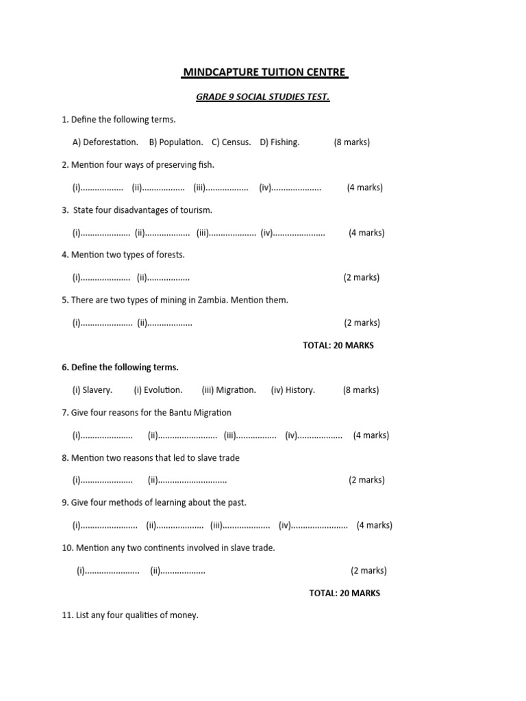 Social Studies G9 TEST PDF Group Decision Making Accountability