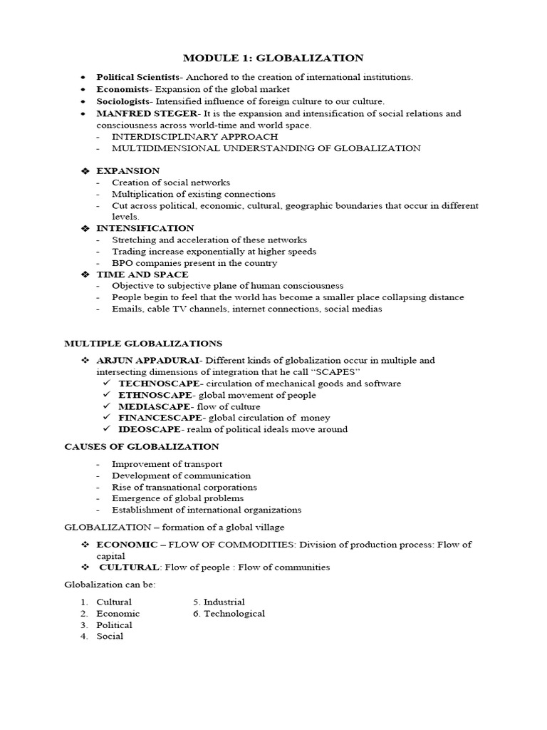 Understanding Globalization and Its Impacts | PDF | Finance & Money ...