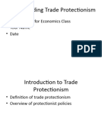 Trade Protectionism Presentation